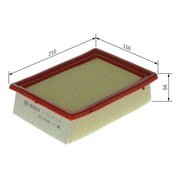 Bosch Engine Air Filter fits Ford Kuga II 2014-2019 2.5