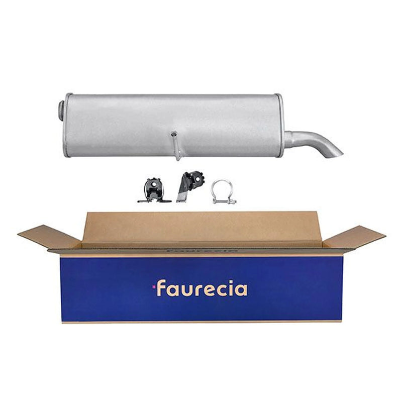 Hella End Silencer Rear fits Peugeot 307 2002-2008 1.4 1.6