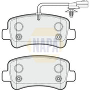 NAPA Rear Brake Pad Set fits Ineos Grenadier Closed Off-Road 2022 on 3.0