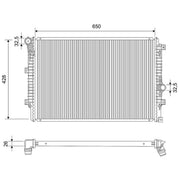 Valeo Engine Radiator 701912