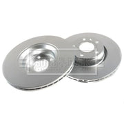 Borg & Beck Front Brake Discs & Pads fits Audi A6 C6 2004-2011 2.0 2.4 2.8