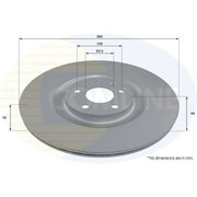 Comline Front & Rear Brake Discs & Pads fits Volvo XC60 II 2017-2022