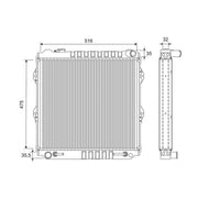 Valeo Engine Radiator 701282