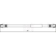 Apec Brake Hydraulic Hose Line Rear fits Citroën Dispatch I 2000-2006 2.0