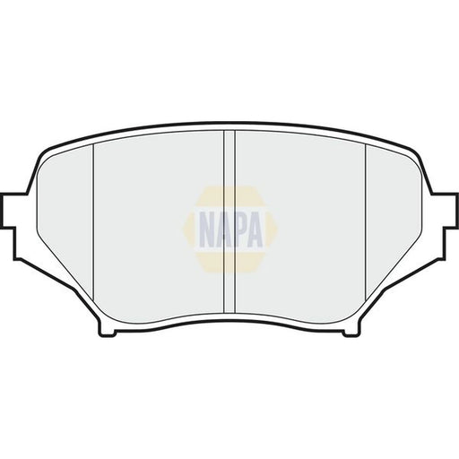 NAPA Front Brake Pad Set NBP1580