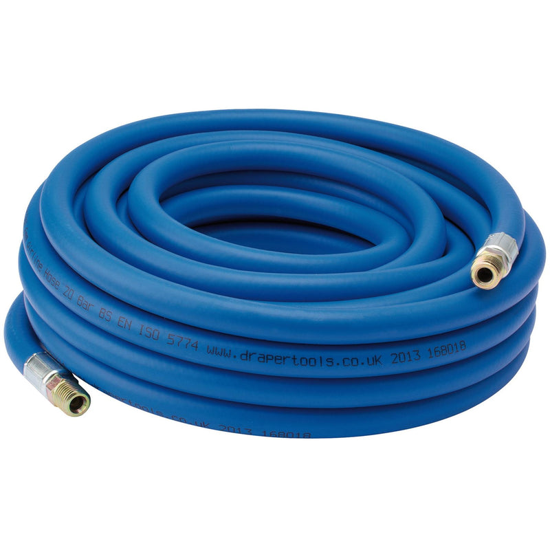Draper Air Line Hose, 10m, 1/4"/6mm Bore, 1/4" BSP 38282 Draper - Dynamic Drive