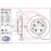 Brembo Rear Brake Discs & Pads fits VW Touareg 2002-2018 3.0 3.2 3.6 4.2 5.0 6.0