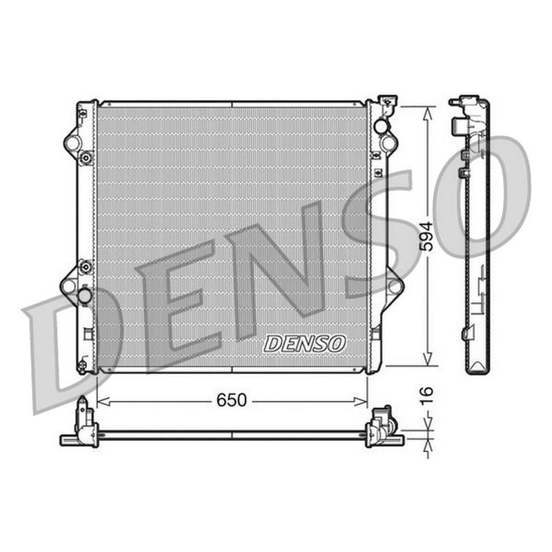 Denso Engine Radiator fits Toyota Fj Cruiser 2005-2018 4.0