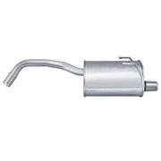Hella End Silencer Rear fits Fiat 500 2007 on 1.2