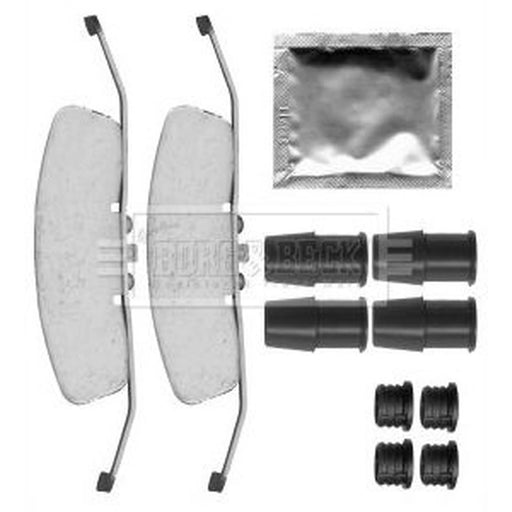 Borg & Beck Brake Pad Accessory Fitting Kit Front BBK1268