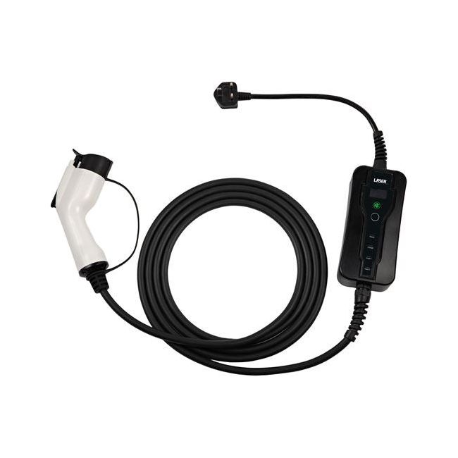Laser EV Charging Cable - Type 1 Female to UK 3 Pin Plug 13A Single Phase 8629 Laser - Dynamic Drive