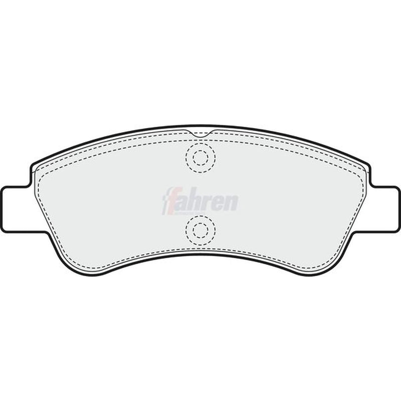 Fahren Front & Rear Brake Discs & Pads fits Peugeot 208 I 2012-2019 1.6