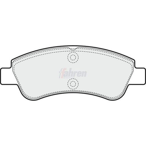 Fahren Front Brake Vented Discs & Pads fits Citroën Xsara 1999-2005 1.9