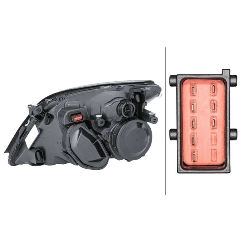 Hella Headlight Headlamp W5W Right fits Opel Signum 2003-2008