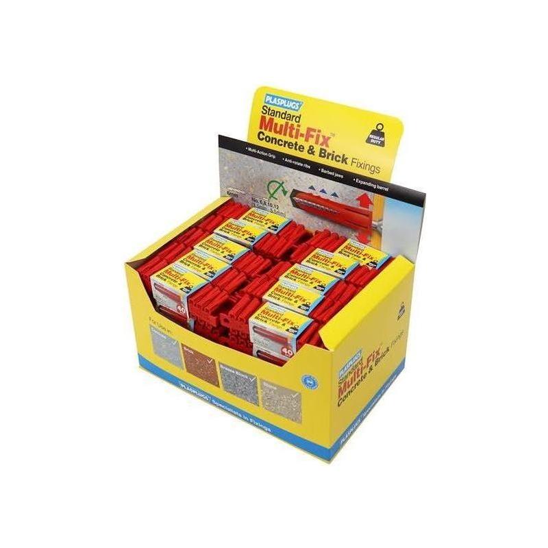 Plasplugs GP600 General-Purpose Fixings (50 Packs x 40 Plugs) Plasplugs - NN4 Online