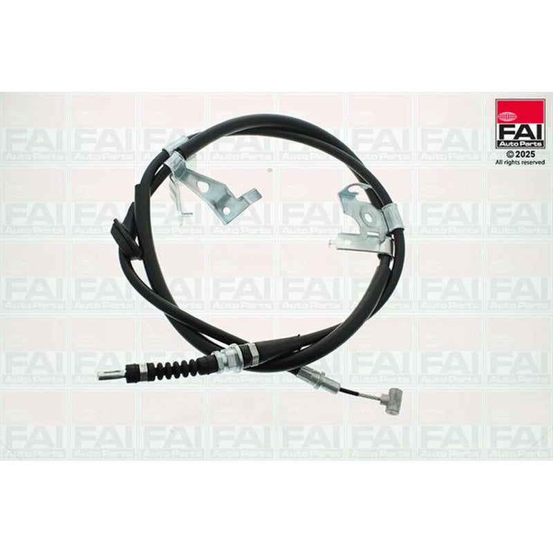 FAI Handbrake Cable Right Rear fits Fiat Sedici 2006-2014 1.6 1.9 2.0