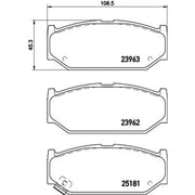 DON Front Brake Discs & Pads fits Suzuki Swift III 2005-2015 1.3 1.5 1.6