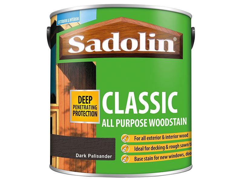 Sadolin Classic Wood Protection Dark Palisander 2.5 litre Sadolin - Dynamic Drive