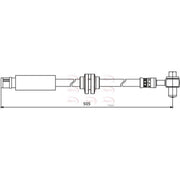 Apec Brake Hydraulic Hose Line Front fits Opel Insignia A 2008-2017