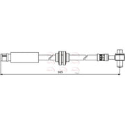 Apec Brake Hydraulic Hose Line Front HOS3885