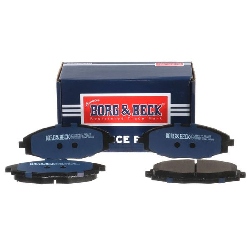 Borg & Beck Front Brake Vented Discs & Pads fits Daewoo Lanos 1997 on 1.3 1.5