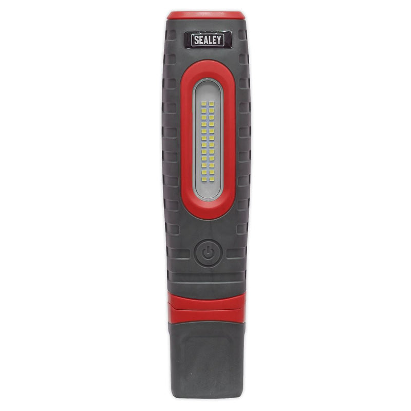 Sealey Rechargeable 360 Inspection Light 24 SMD & 3W SMD LED Red 2 x Lithium-ion Sealey - Dynamic Drive