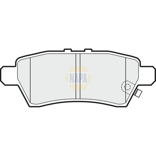 NAPA Rear Brake Pad Set NBP1404
