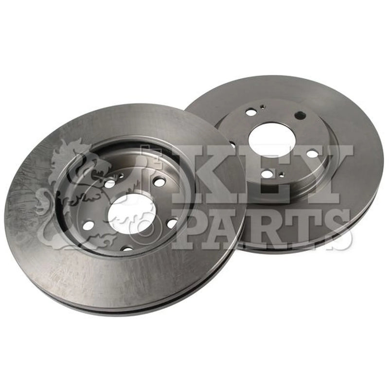 Key Parts 2 x Vented Front Brake Discs KBD4605-x2