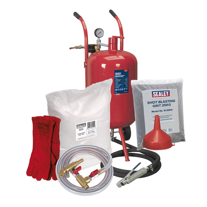 Sealey Shot & Soda Blasting Kit SBKITA Sealey - Dynamic Drive