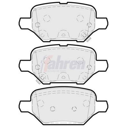 Fahren Rear Brake Pad Set FBP3915