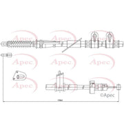 Apec Handbrake Cable Left Rear CAB1345