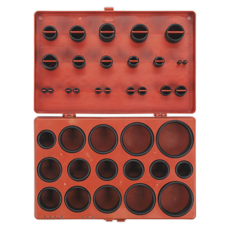 Sealey Rubber O-Ring Assortment 419pc Metric BOR419 Sealey - Dynamic Drive