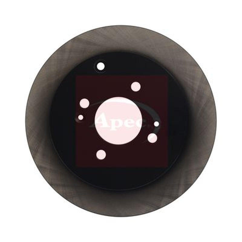 Apec Rear Brake Solid Discs & Pads fits Hyundai Getz 2002-2010 1.4 1.5 1.6