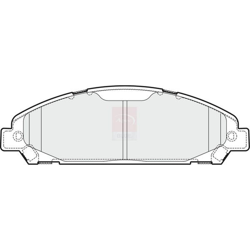 Apec Front Brake Pad Set fits Ford Usa Mustang 2015-2023 2.3