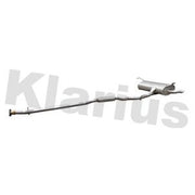 Klarius Box With Tail Pipe Rear fits Nissan Qashqai I 2007-2013 2.0
