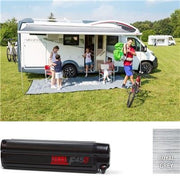 Fiamma F45 S Winch Awning Wind Out 260 Deep Black Royal Grey Fabric 06759H01R Fiamma  - Dynamic Drive