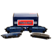 Borg & Beck Rear Brake Vented Discs & Pads fits Subaru Impreza 2005-2007 2.0 2.5
