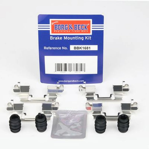 Borg & Beck Brake Pad Accessory Fitting Kit Front BBK1681