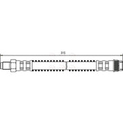Apec Brake Hydraulic Hose Line Front HOS3394