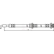 Apec Brake Hydraulic Hose Line Front fits Opel Frontera B 1998-2004 2.2 3.2