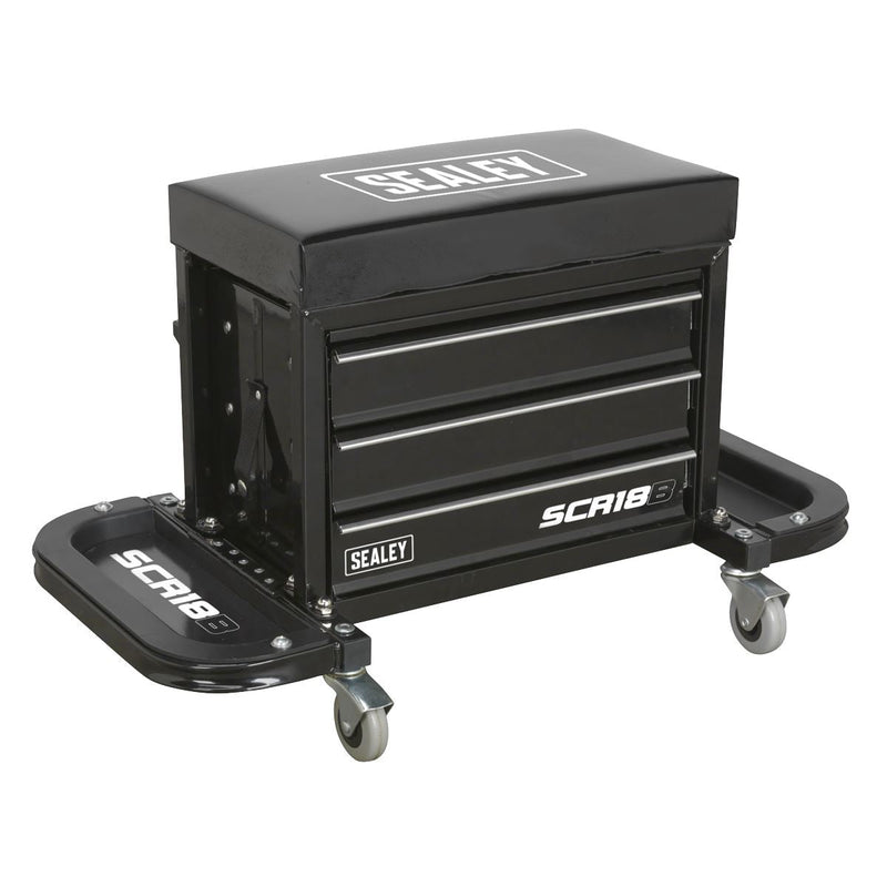 Sealey Mechanic's Utility Seat & Tool Kit SCR18COMBO Sealey - Dynamic Drive