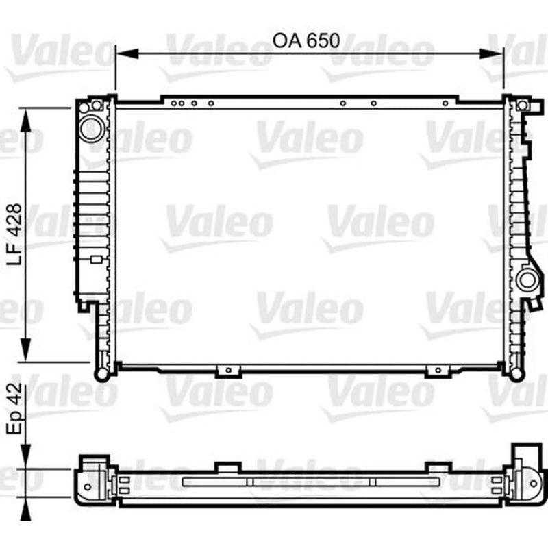 Valeo Engine Radiator 732593