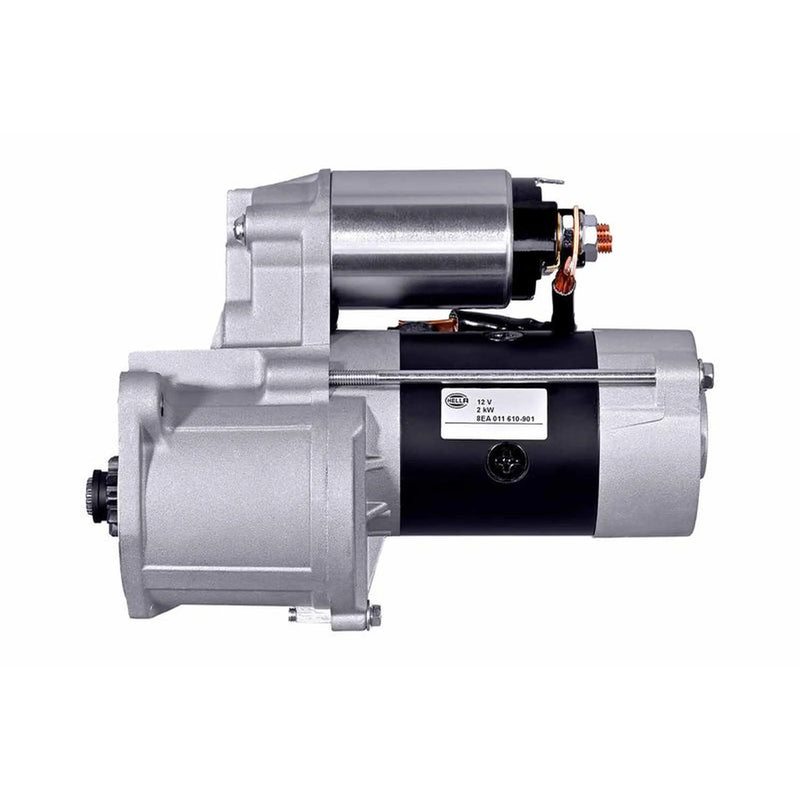 Hella Starter Motor 12V 2kW 10 Teeth fits Hyundai Galloper I 1991-1998 2.5