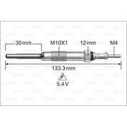 Valeo Diesel Engine Glow Plug 345243