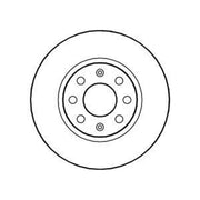 Abtex 2 x Front Brake Discs BD1325V-x2