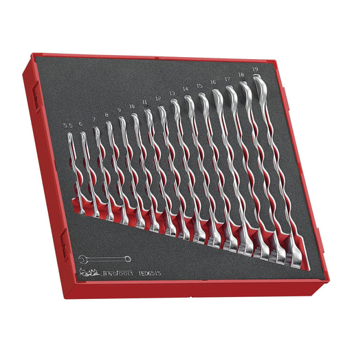 Teng Tools Combination Spanner Set FOAM2 15 Pieces Teng Tools - Dynamic Drive