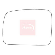 Apec Exterior Wing Mirror Glass Left fits Land Rover Discovery III 2004-2009