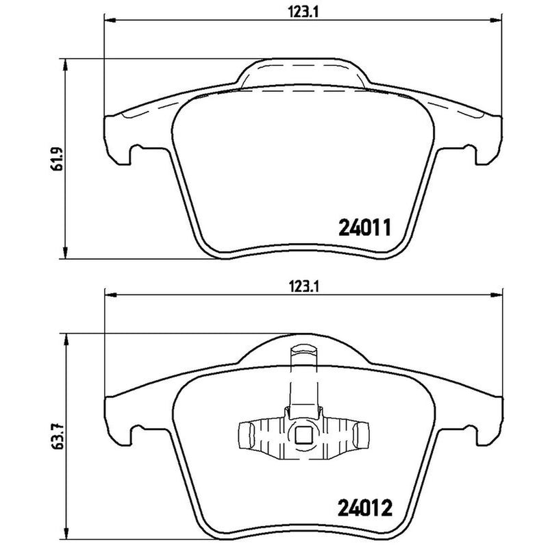 Brembo Rear Brake Discs & Pads fits Volvo XC90 I 2002-2014 2.5 3.2