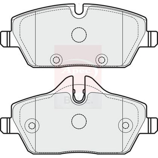 Apec Front Vented & Rear Vented Brake Discs & Pads fits BMW 1 2006-2011