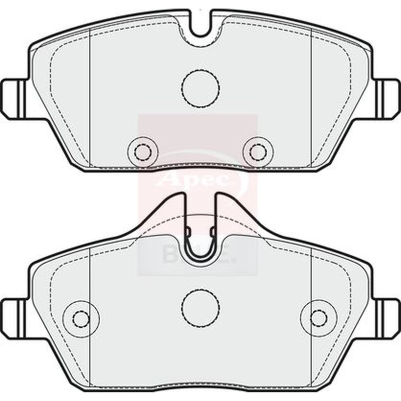 Apec Front Brake Pad Set PD3266